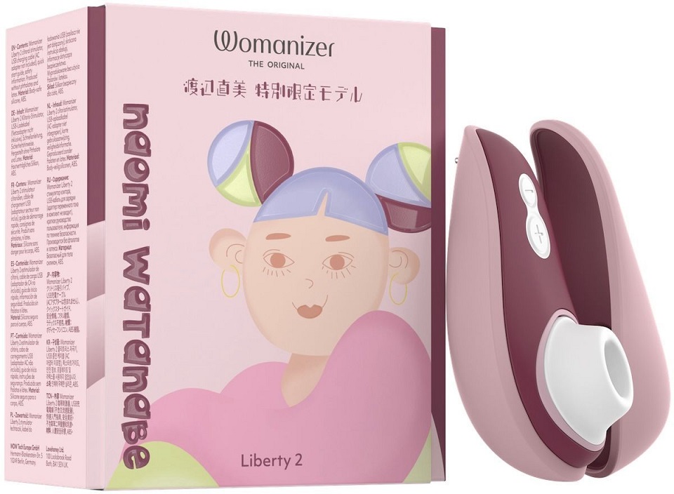 Womanizer - 渡邊直美限定聯名款 Liberty 2 代 便攜版陰蒂吸啜器 - 酒红色 - View 8