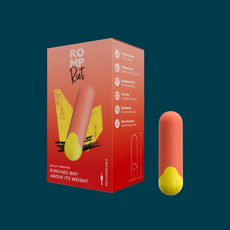 Romp - Riot Vibro Bullet - Orange - View 10