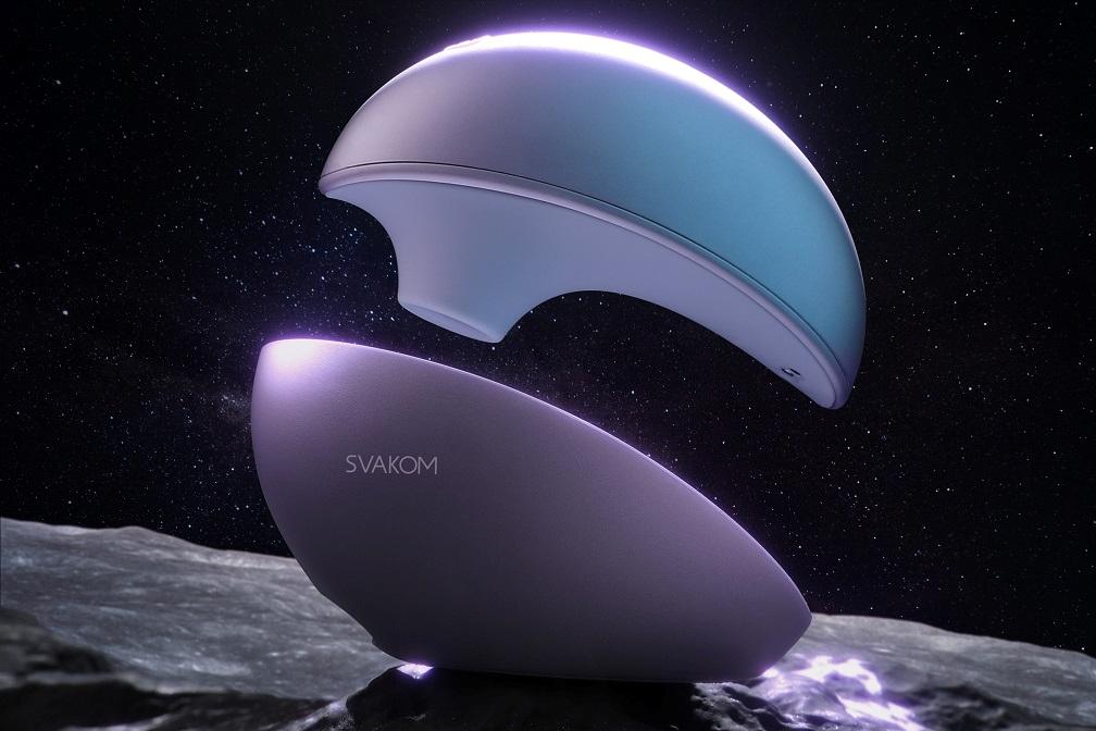 SVAKOM - Pulse Galaxie APP Stimulator w Projector - Metal Lilac - View 17