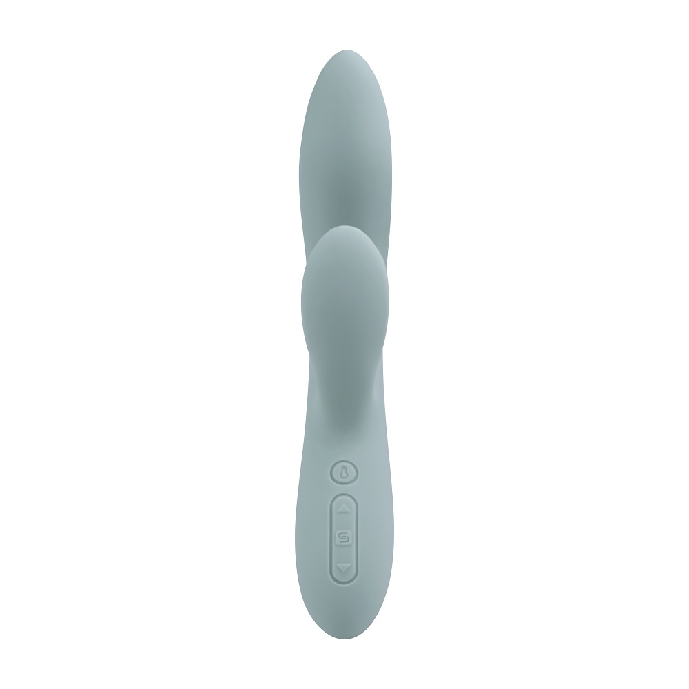 SVAKOM - Chika APP Rabbit Vibrator - Turquoise Grey - View 6
