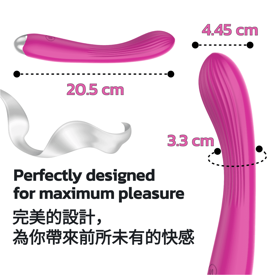 KIKO - G-Force Powerful G-Spot Vibrator - Rose Red - View 8