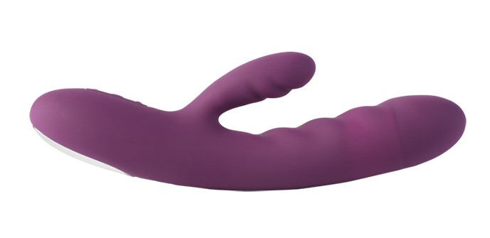 SVAKOM - Avery Thrusting Rabbit Vibrator - Lilac - View 4
