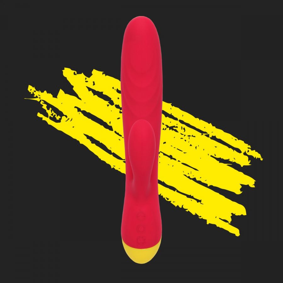 Romp - Jazz G-Spot Rabbit - Red - View 4