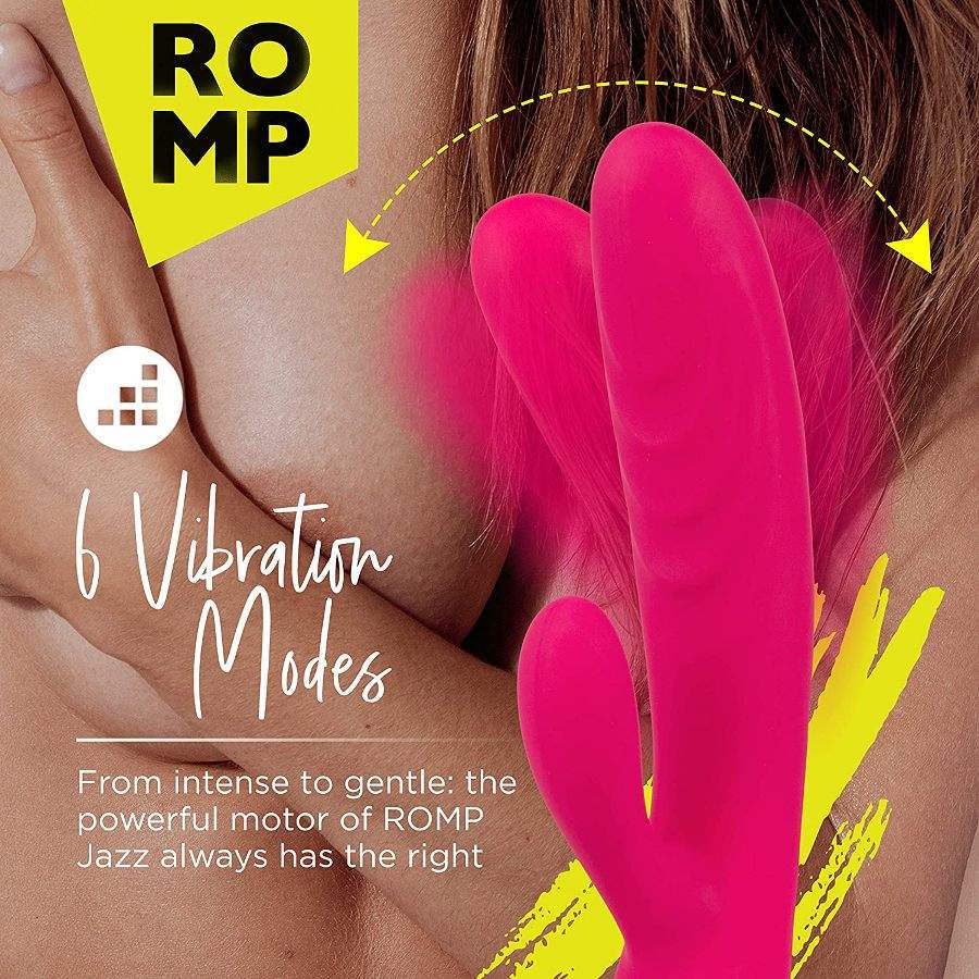 Romp - Jazz G-Spot Rabbit - Red - View 9