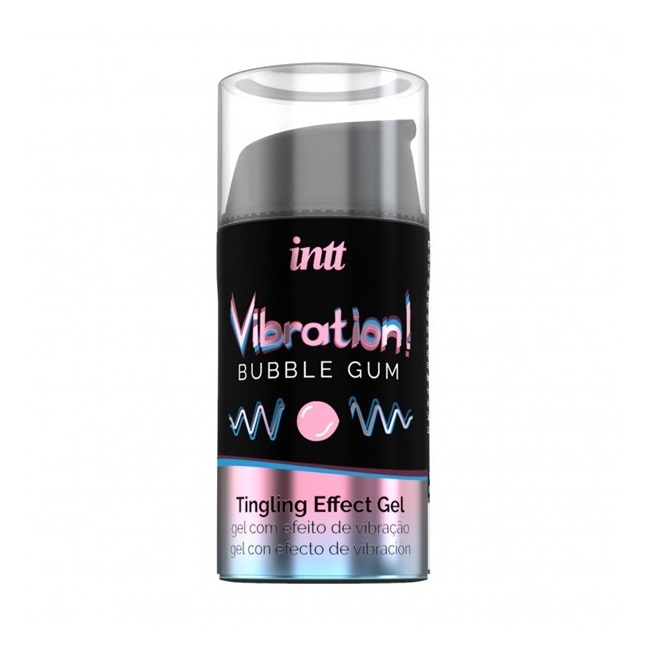 INTT - Vibration! 泡泡糖味全性別刺激凝膠 - 15ml - View 1