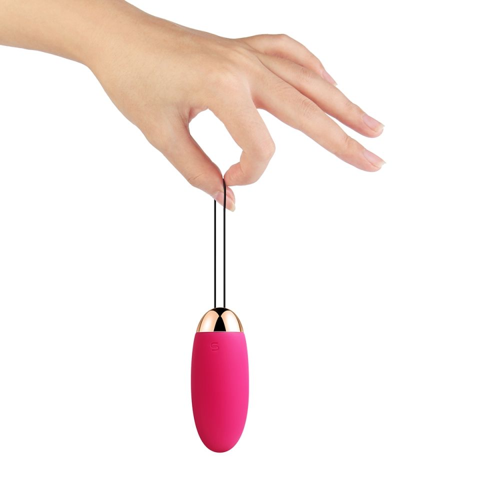 SVAKOM - Elva Remote Control Egg Vibrator - Plum Red - View 6