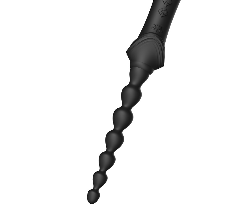 Zalo - Bess 2 Heating Dual Vibrator - Obsidian Black - View 7