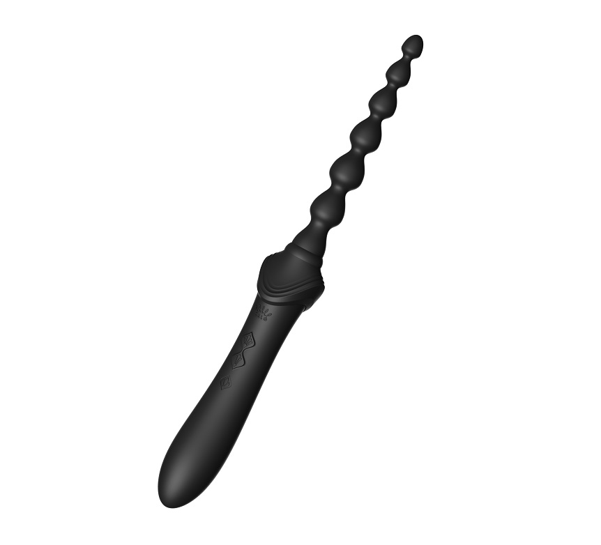 Zalo - Bess 2 Heating Dual Vibrator - Obsidian Black - View 3