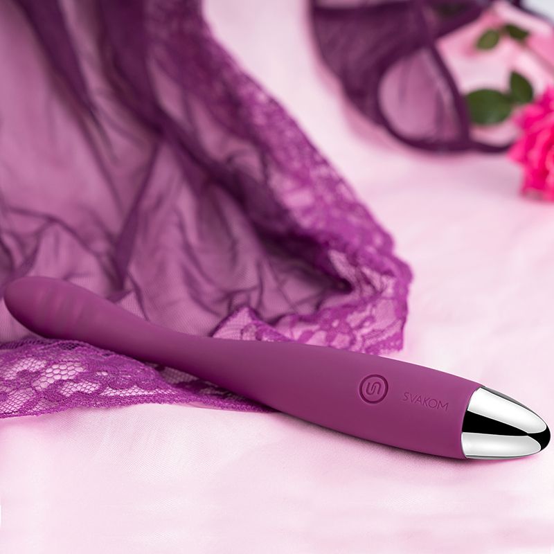SVAKOM - Cici Flexible G-spot Vibrator - Violet - View 9