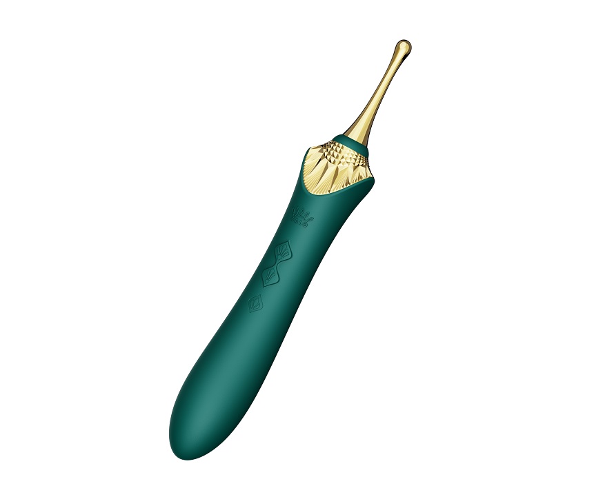 Zalo - Bess 2 Heating Dual Vibrator - Turquoise Green - View 6