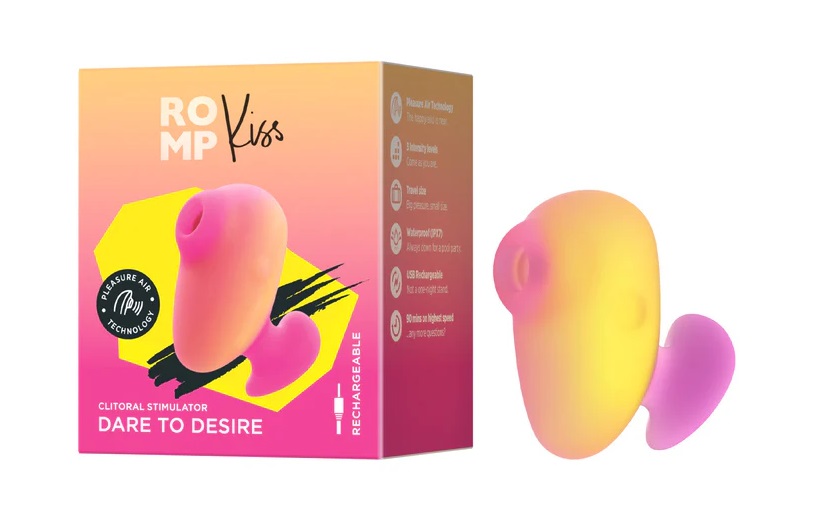 Romp - Kiss Finger Vibrator - Pink - View 13