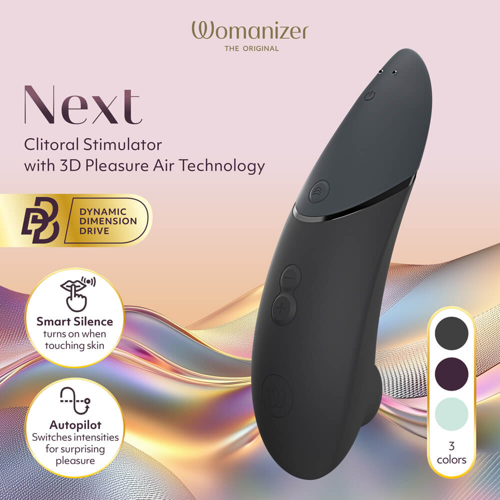 Womanizer - Next 陰蒂吸啜器 - 黑色 - View 3