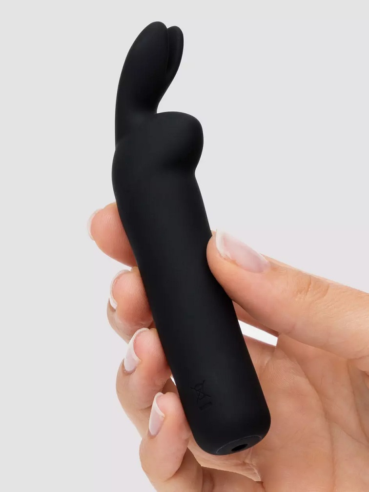Happy Rabbit - Ears Vibro Bullet - Black - View 2