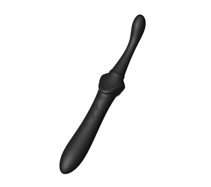 Zalo - Bess 2 Heating Dual Vibrator - Obsidian Black - View 2