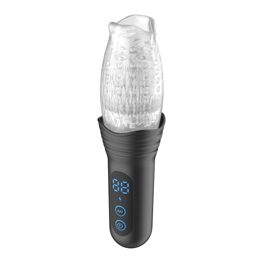 Secwell - Thrusting Vibro Masturbator - Black - View 9