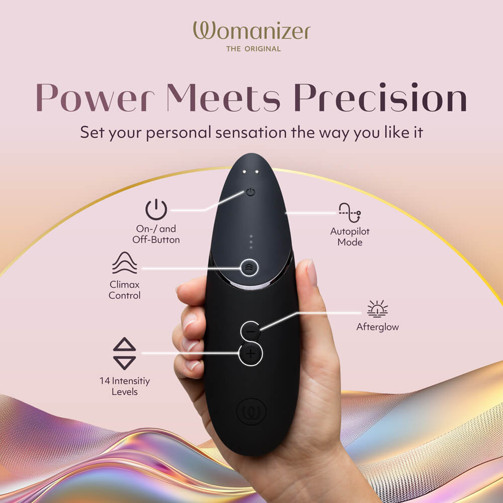 Womanizer - Next 陰蒂吸啜器 - 黑色 - View 9