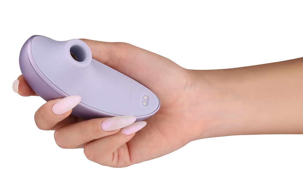 SVAKOM - Pulse Galaxie APP Stimulator w Projector - Metal Lilac - View 2