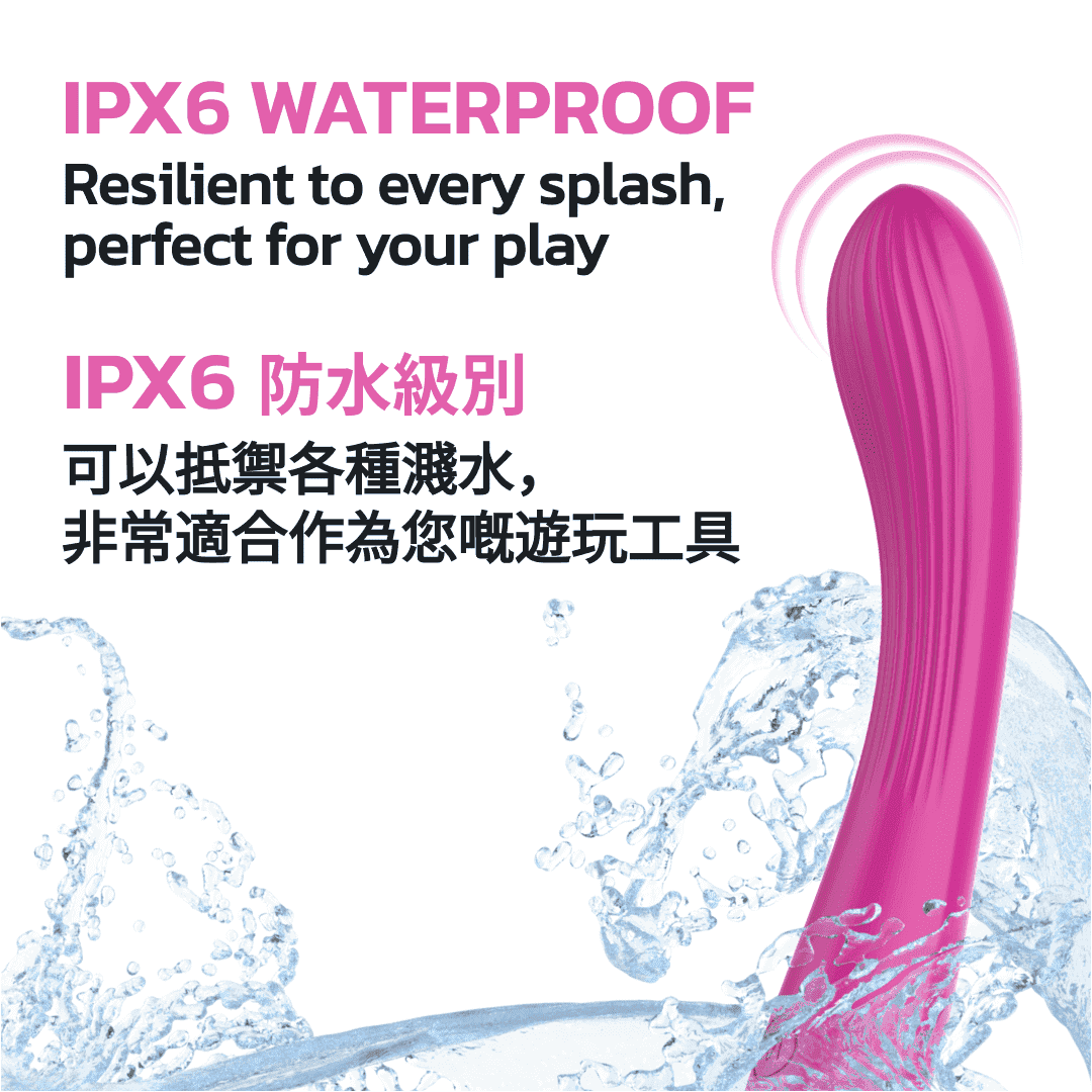KIKO - G-Force Powerful G-Spot Vibrator - Rose Red - View 6