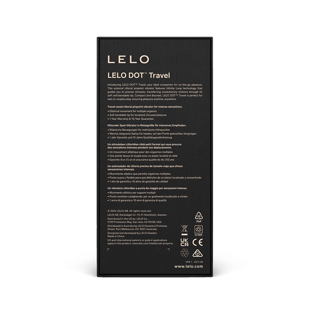 Lelo - DOT Travel 小巧陰蒂點潮筆震動器 - 紫色 - View 8