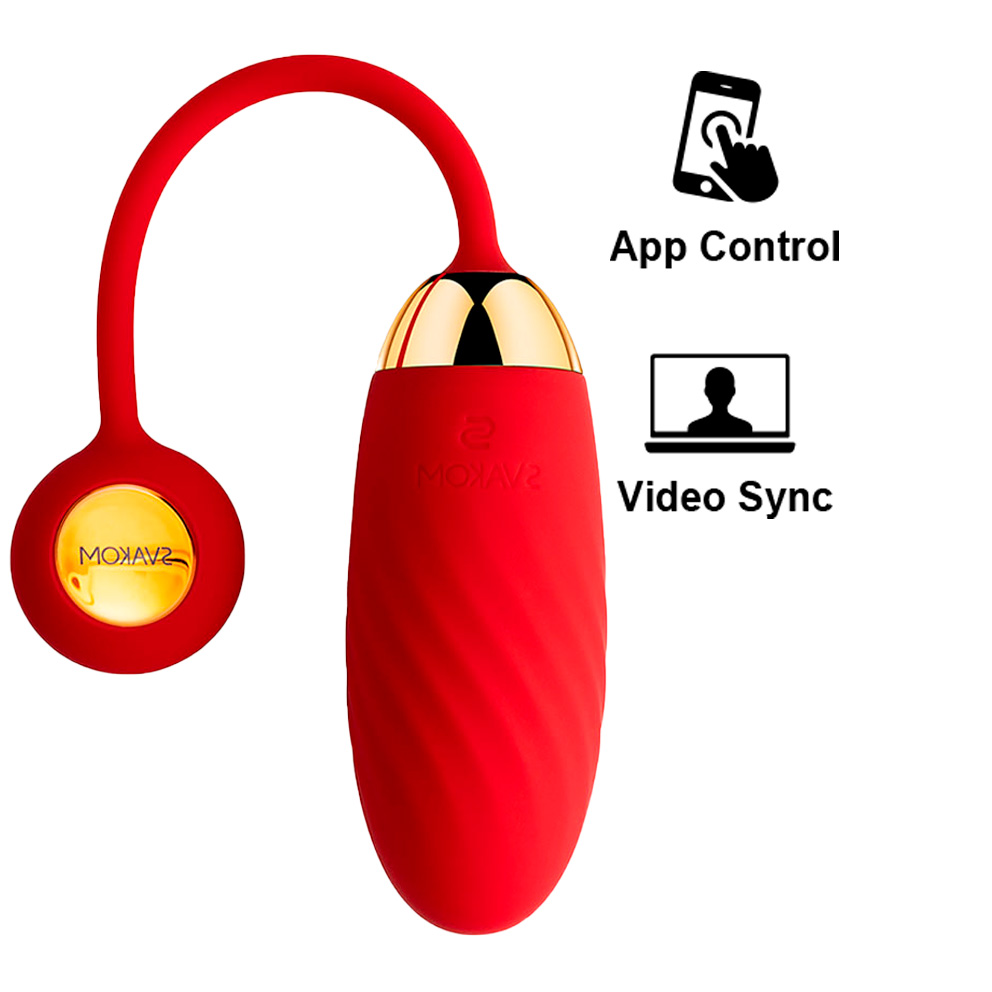 SVAKOM - Ella Neo Interactive Egg Vibrator - Red