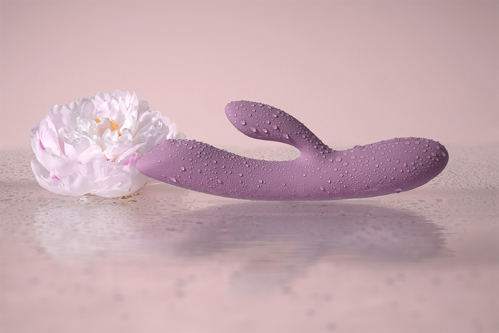 SVAKOM - Trysta Neo Interactive Rabbit Vibrator - Romantic Rose - View 10