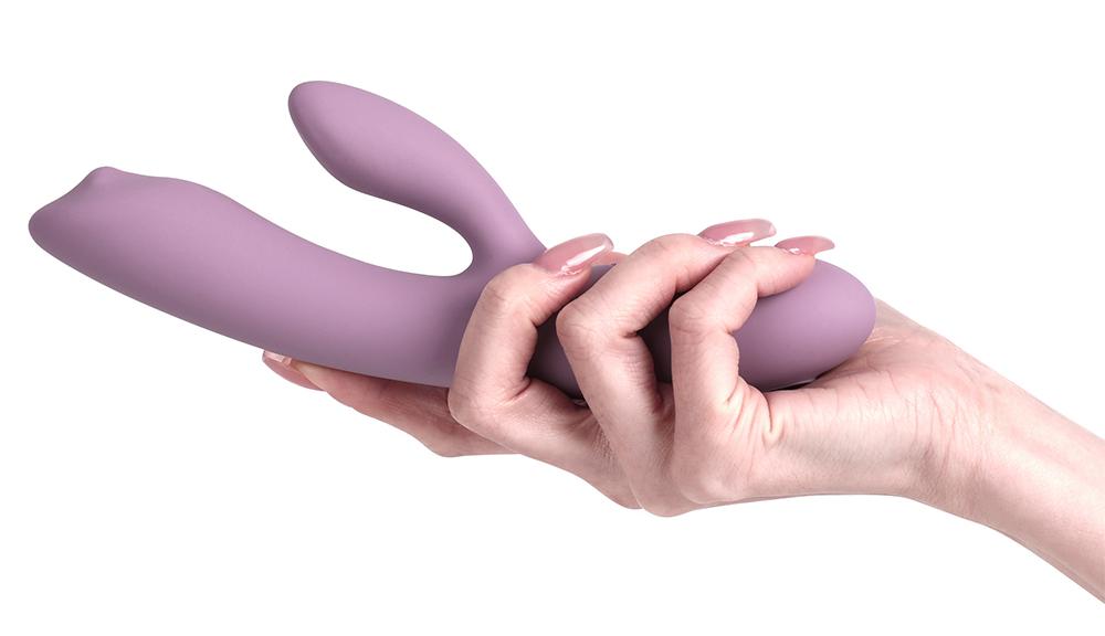 SVAKOM - Trysta Neo Interactive Rabbit Vibrator - Romantic Rose - View 3