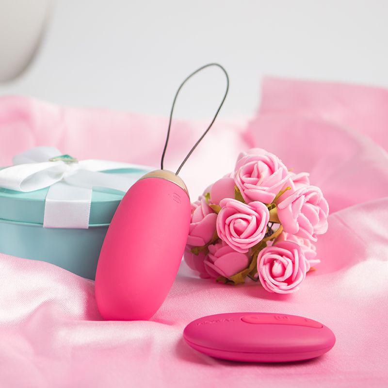 SVAKOM - Elva Remote Control Egg Vibrator - Plum Red - View 12