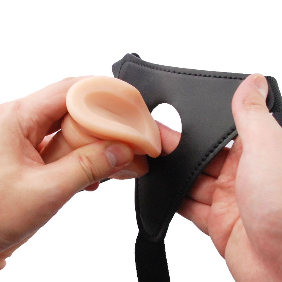 A-One - Double Dildo Belt - Black - View 11
