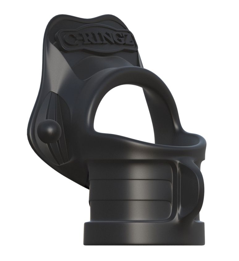 Pipedream - Rock Hard Ring & Stretcher - Black