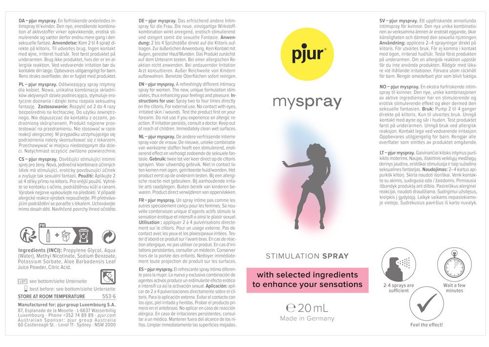 Pjur - MySpray 女性情慾提升噴霧 - 20ml - View 3