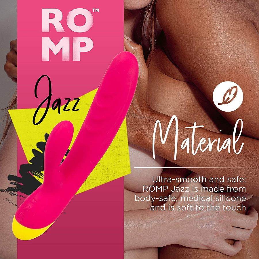 Romp - Jazz G-Spot Rabbit - Red - View 11