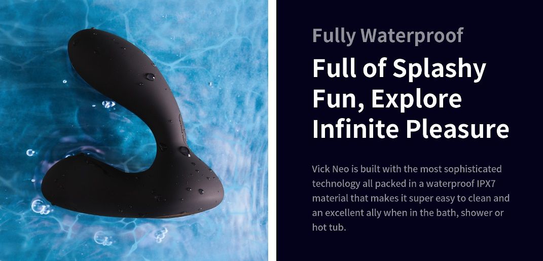 SVAKOM - Vick Neo Interactive Prostate Vibrator - Black - View 9
