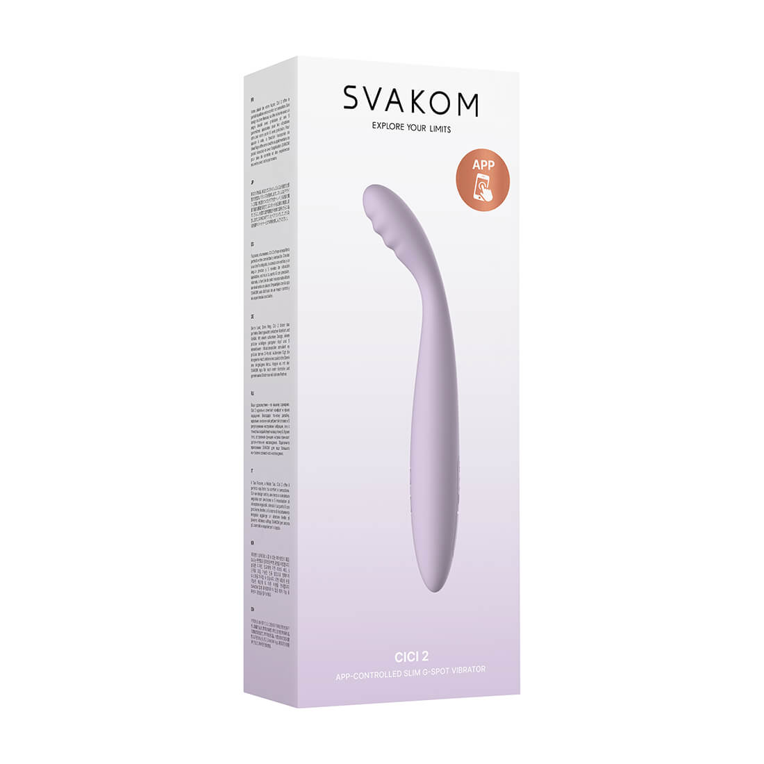 SVAKOM - Cici 2 APP G-spot Vibrator - Pastel Lilac - View 17