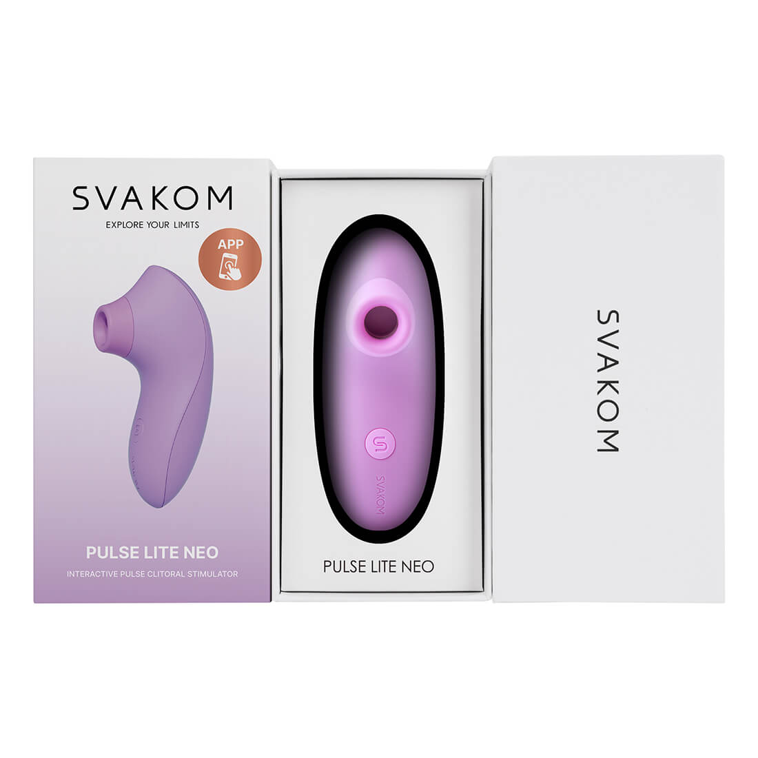 SVAKOM - Pulse Lite Neo 智能陰蒂吸啜按摩器 - 薰衣草色 - View 13
