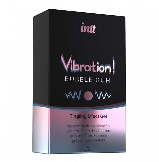 INTT - Vibration! 泡泡糖味全性別刺激凝膠 - 15ml - View 3