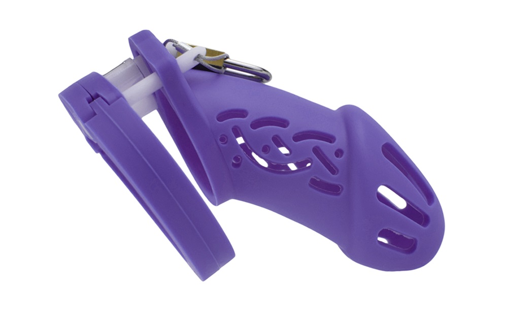 FAAK - Silicone Chastity Cage 113 - Purple - View 3