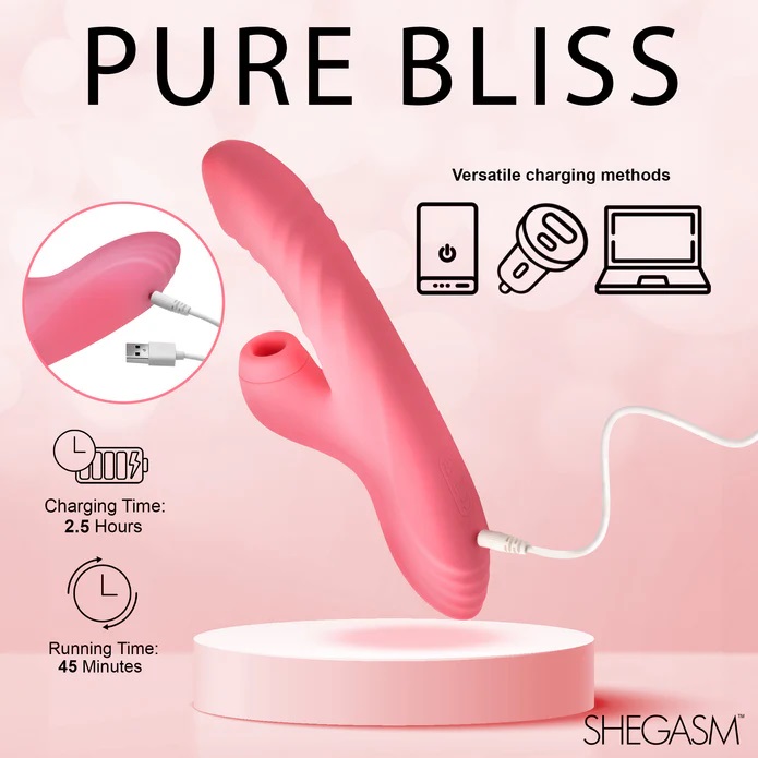 Inmi - Shegasm Candy-Thrust Sucking Rabbit Vibe - Pink - View 8