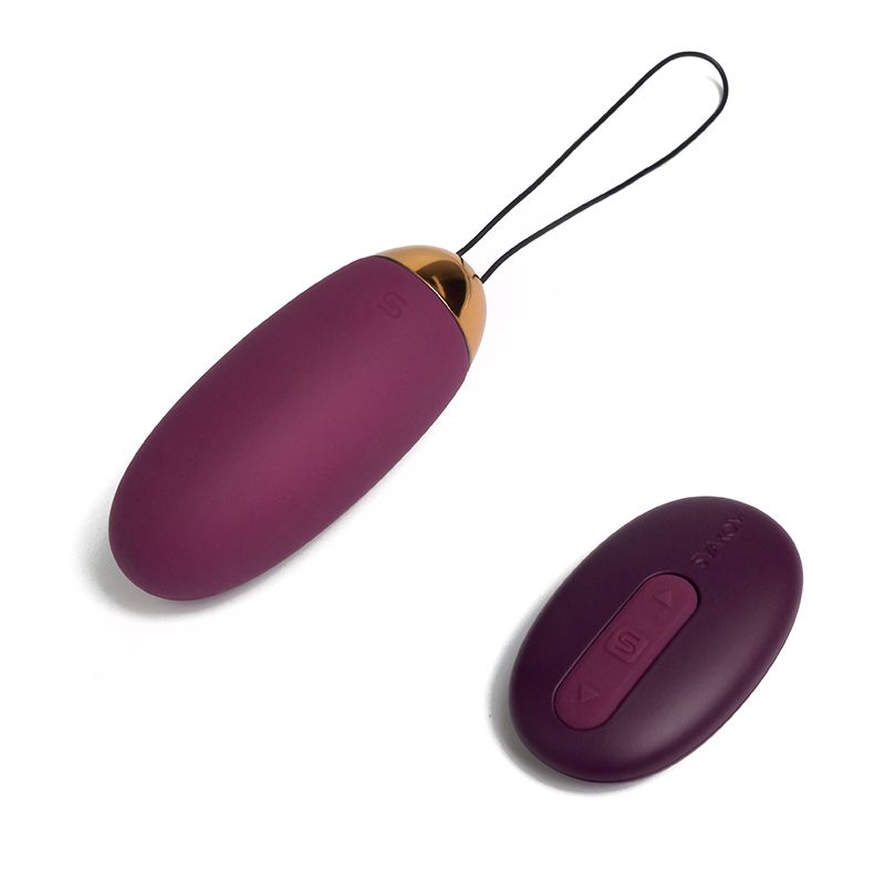 SVAKOM - Elva Remote Control Egg Vibrator - Violet - View 5