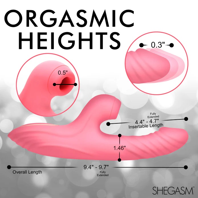 Inmi - Shegasm Candy-Thrust Sucking Rabbit Vibe - Pink - View 10
