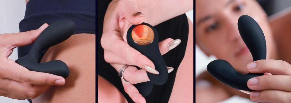 SVAKOM - Vick Neo Interactive Prostate Vibrator - Black - View 7