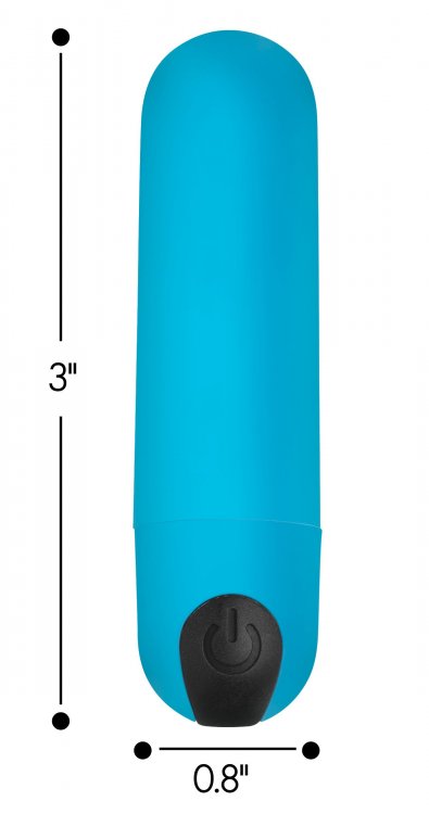 Bang! - 21X Vibro Bullet w Remote - Blue - View 4