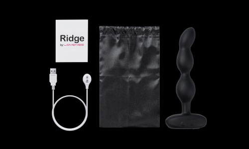 Lovense - Ridge 震動後庭串珠 - 黑色 - View 11