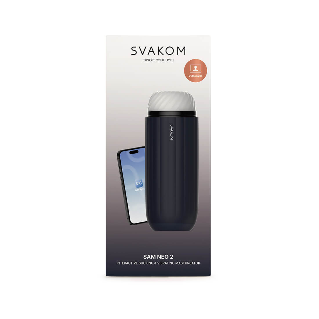 SVAKOM - Sam Neo 2 吸啜&震動式智能電動飛機杯 - 深藍色 - View 16