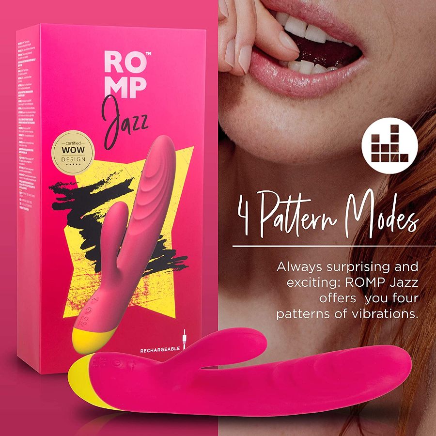 Romp - Jazz G-Spot Rabbit - Red - View 10