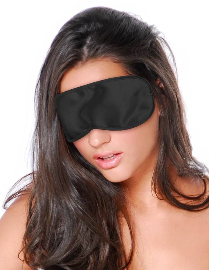 Fetish Fantasy - Satin Love Eye Mask - Black - View 2