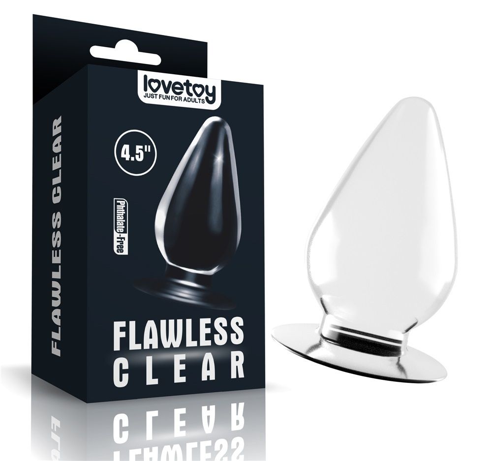 Lovetoy - Flawless 後庭塞 4.5" - 透明 - View 14