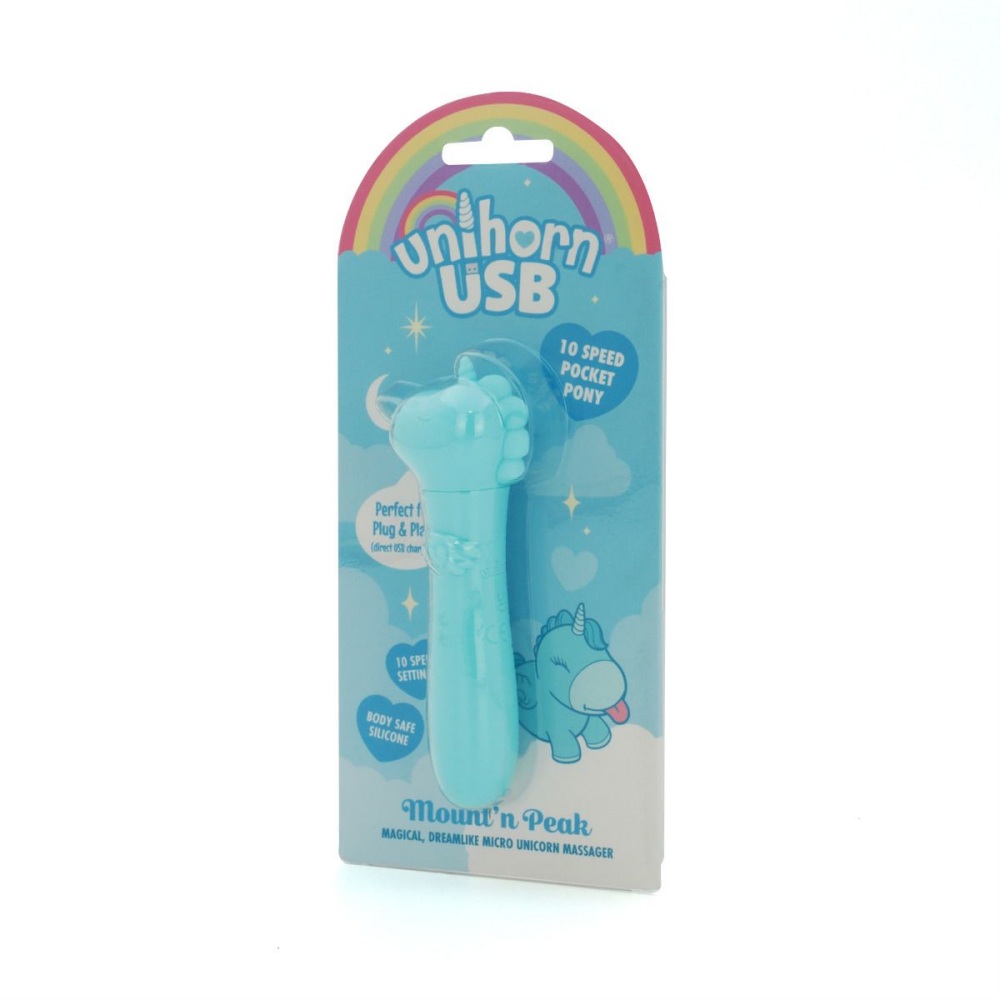 Unihorn - Mount'n Peak USB 震動子彈 - 藍色 - View 6