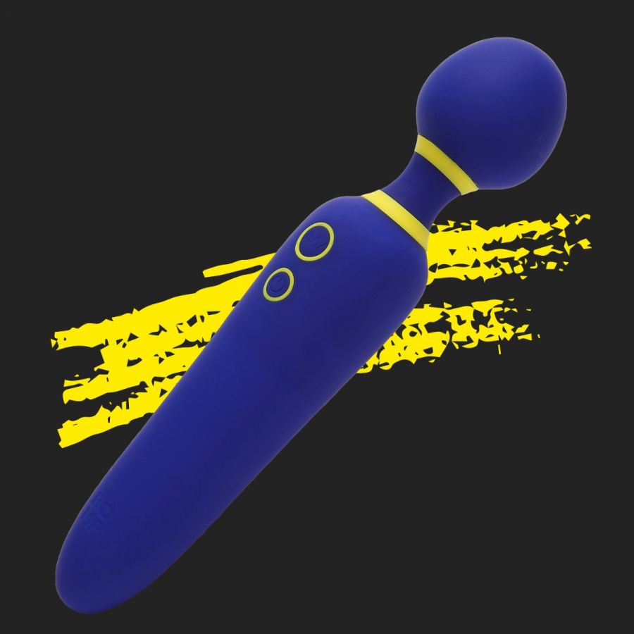 Romp - Flip Wand Massager - Blue - View 5
