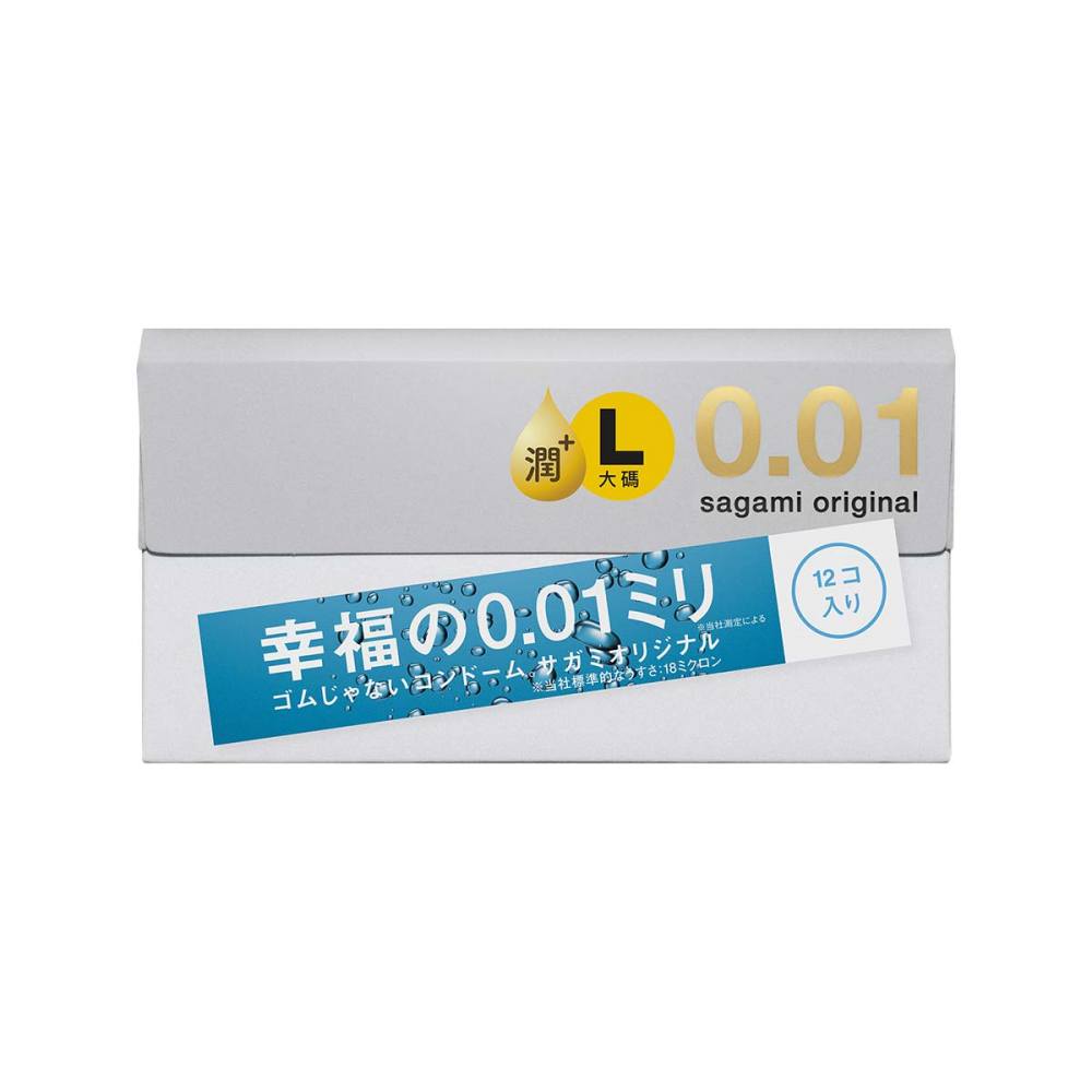 Sagami - 相模原創 0.01 大碼 極潤 安全套 12 片裝