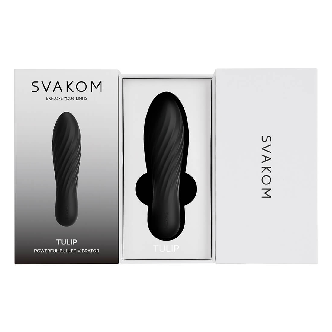 SVAKOM - Tulip Bullet Vibrator - Black - View 5